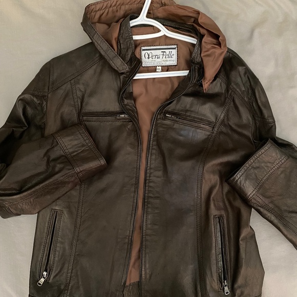 Men’s Italian leather Jacket - Picture 1 of 4